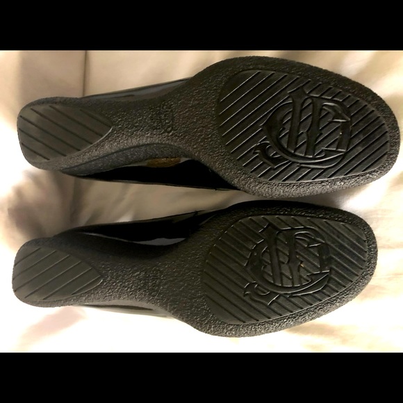 Circa Joan & David Black Women 9M wedge - Picture 4 of 5